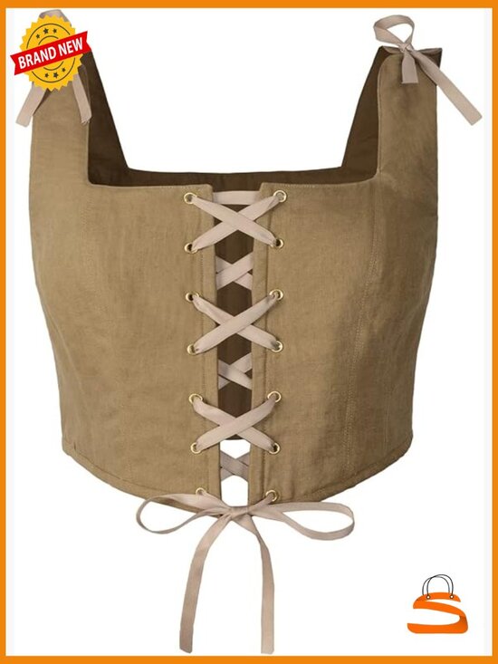 Other - Medieval Renaissance Corset Boned Linen Bodice Ren Faire